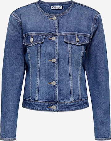 Veste mi-saison 'Kathy' ONLY en bleu : devant
