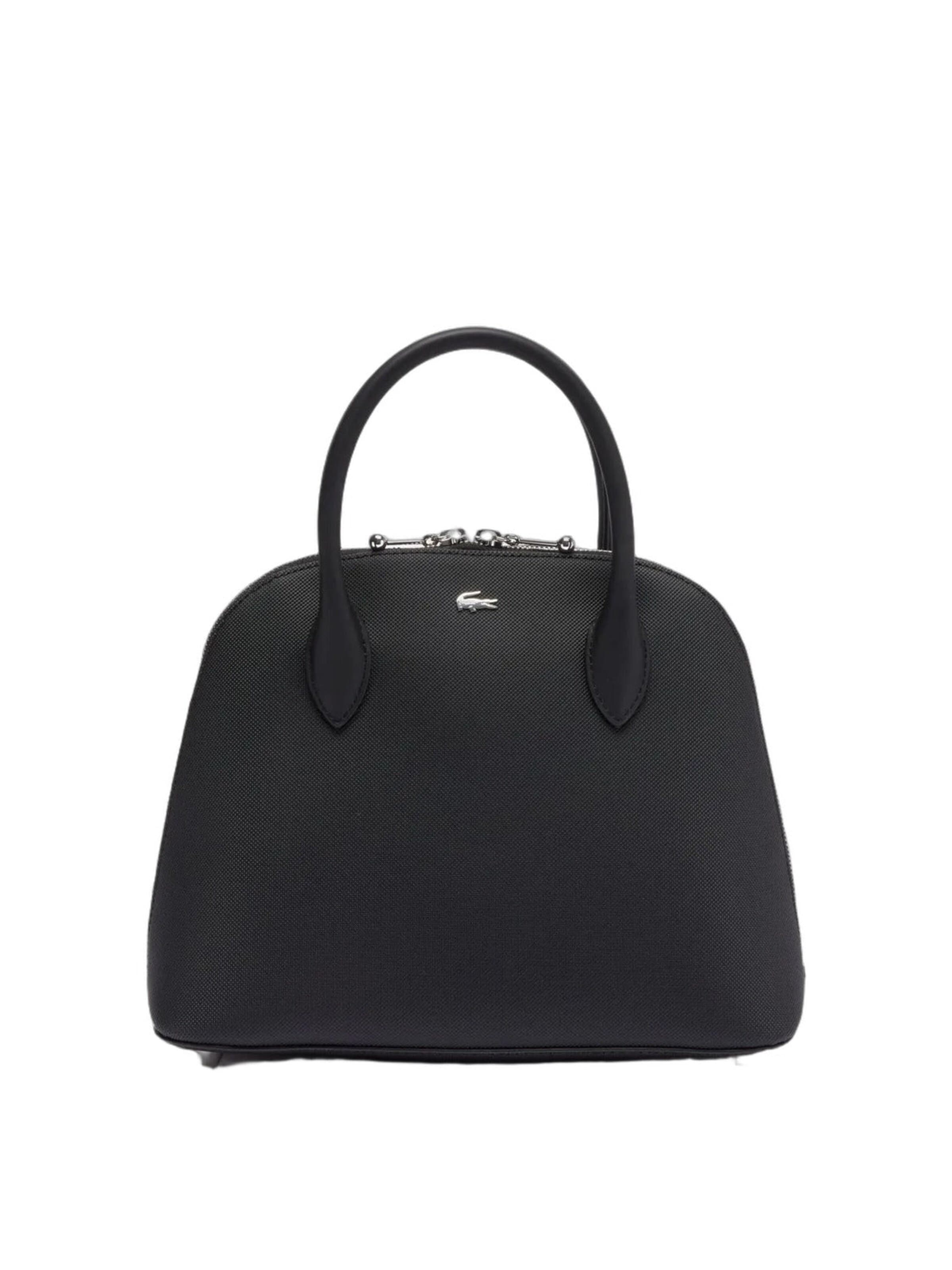 LACOSTE Handtas 'Lacoste Sac à main Daily City Noir' in Zwart