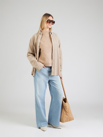 ABOUT YOU Pullover 'Maxi' in Braun