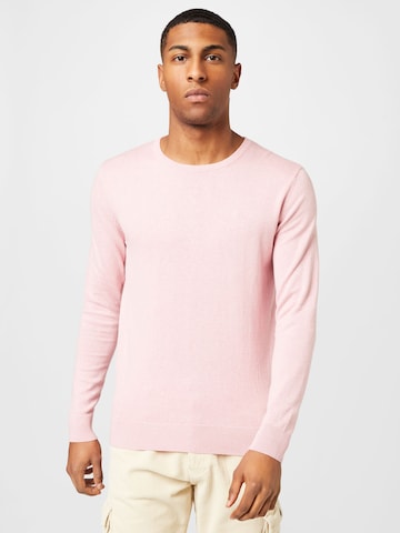 TOM TAILOR Regular fit Sweater in Pink: front