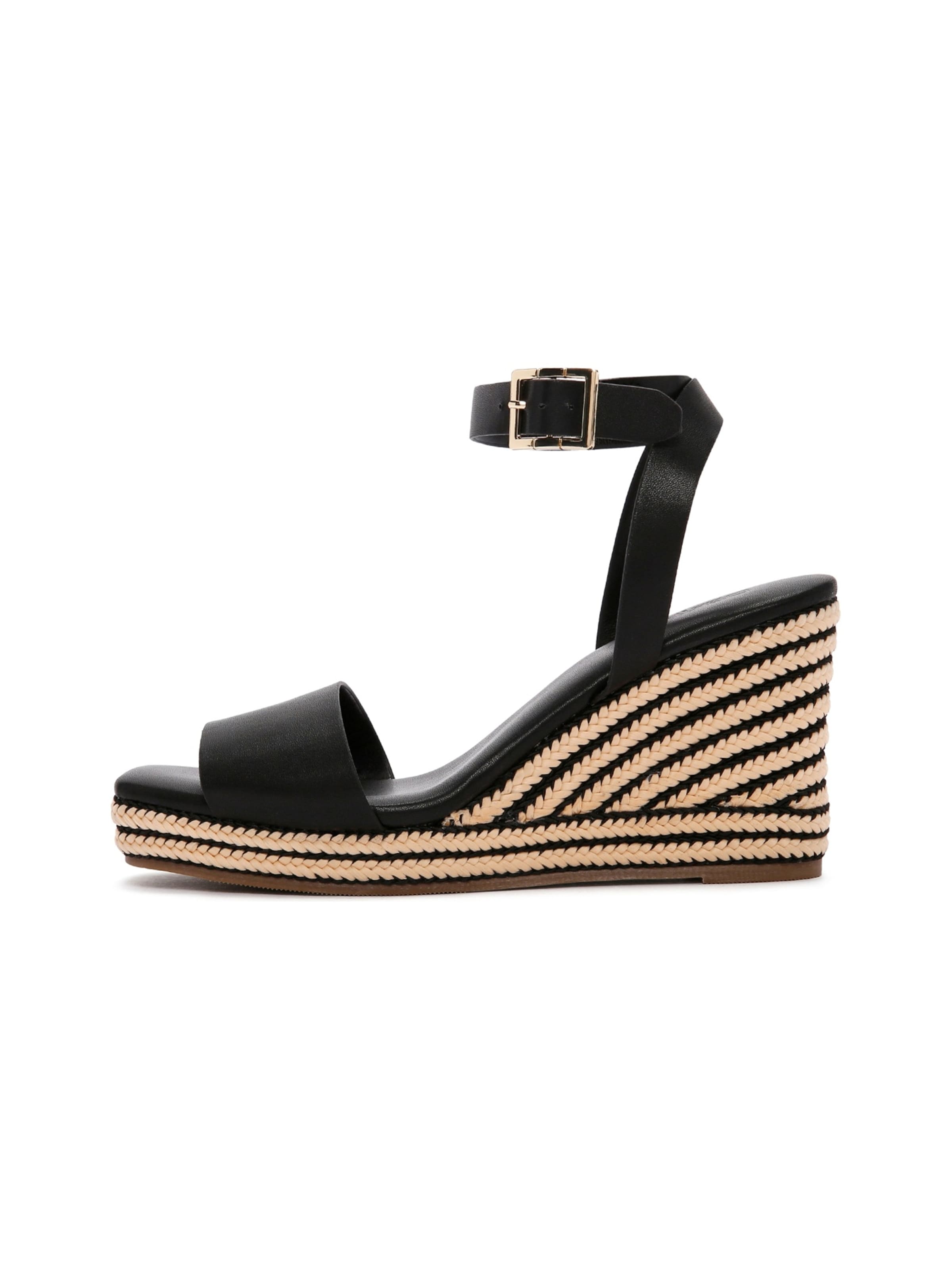 Derimod Sandals in Schwarz: Vorderseite
