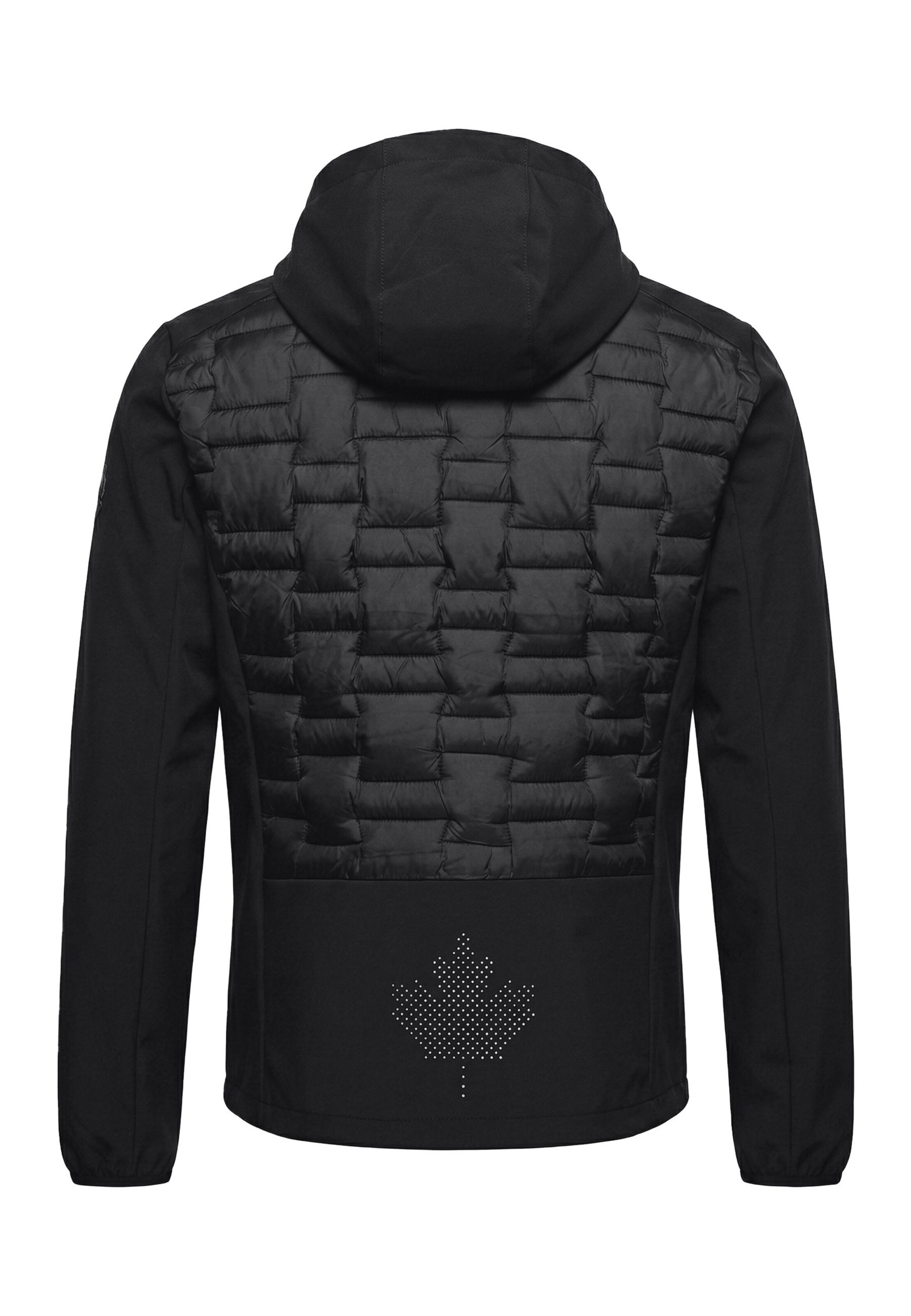 Zavetti Canada Winter Jacket 'CAPUTINI HYBRID' in Black