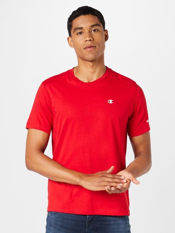 Champion Authentic Athletic Apparel Μπλουζάκι σε κόκκινο: μπροστά