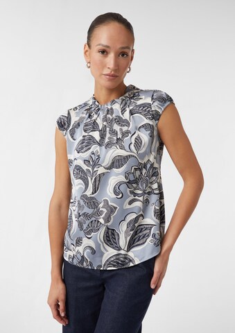 COMMA Blouse in Blue: front