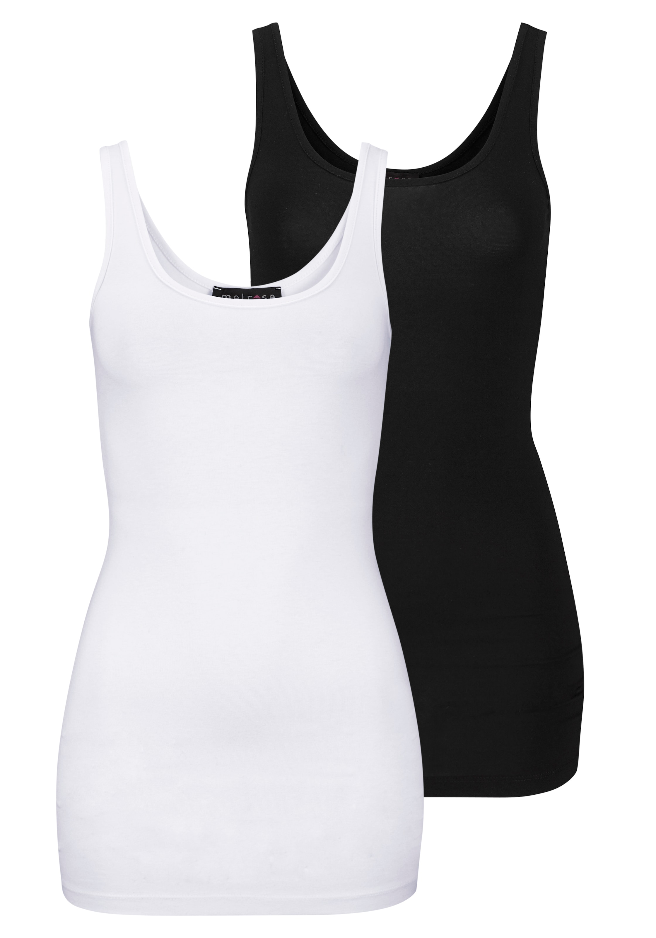 MELROSE Top in Schwarz: Vorderseite