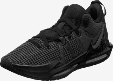 Scarpa sportiva 'LeBron Witness 7' di NIKE in nero: frontale