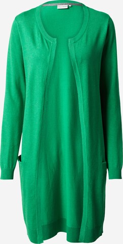 Cardigan 'SARA' PULZ Jeans en vert : devant