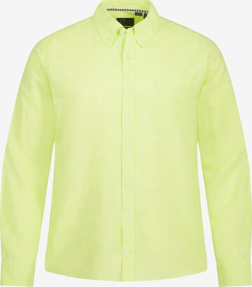 JP1880 Regular fit Button Up Shirt in Yellow: front