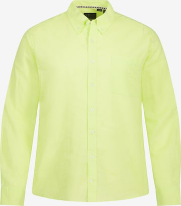 JP1880 Regular fit Overhemd in Geel: voorkant