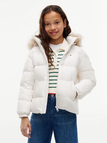 Veste d’hiver 'Essential' TOMMY HILFIGER en blanc : devant