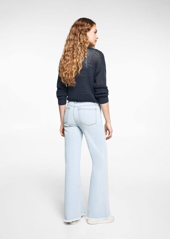 MANGO TEEN Wide Leg Jeans in Blau