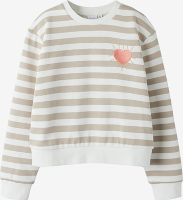 smėlio NAME IT Megztinis be užsegimo 'NKFBELL': priekis