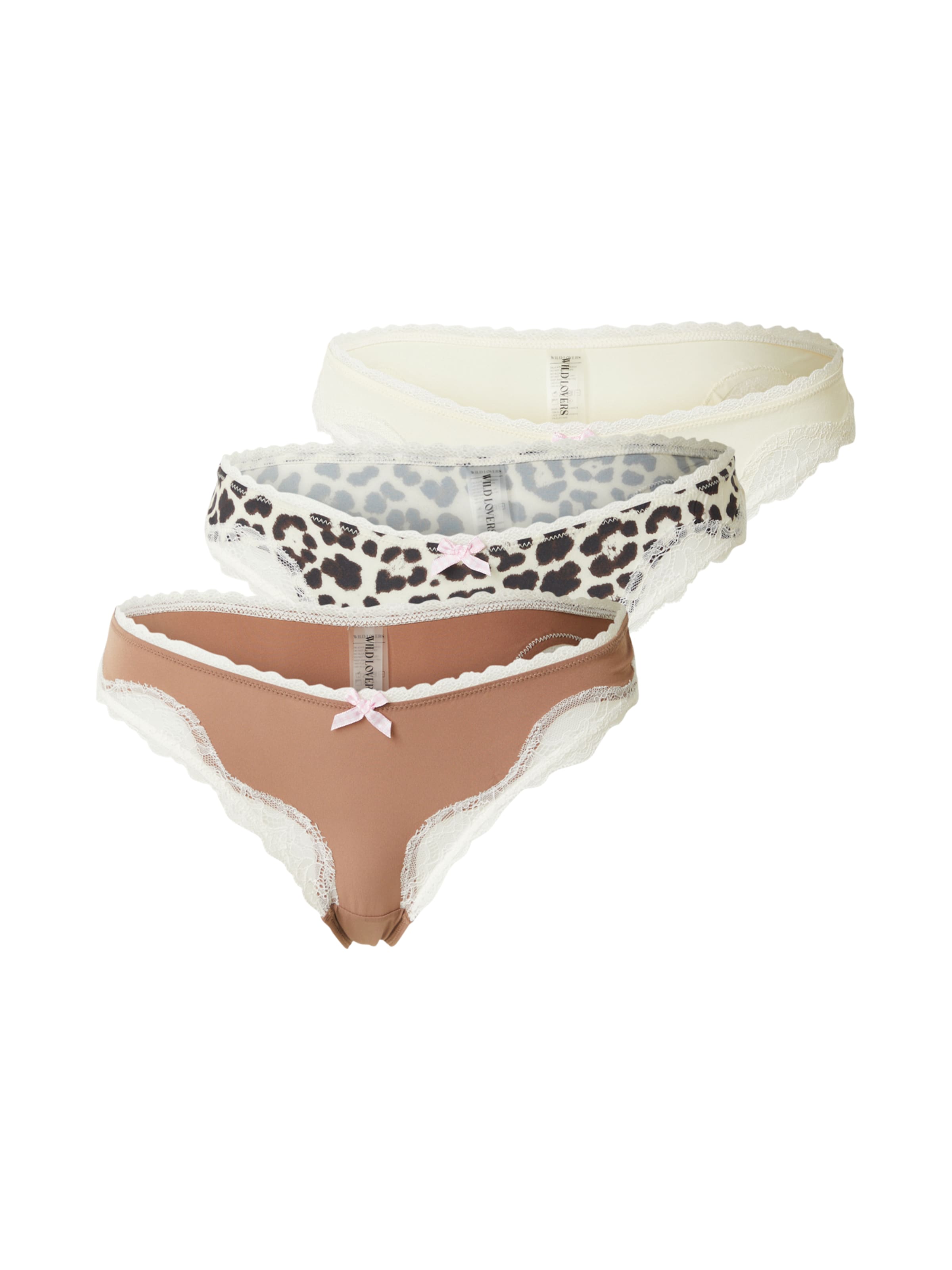 String 'CHANTAL' di WILD LOVERS in marrone: frontale