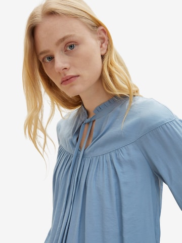 TOM TAILOR DENIM Blouse in Blue