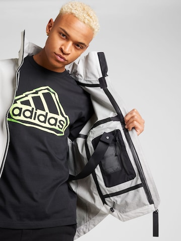 ADIDAS SPORTSWEAR Sports jacket 'MYSHELTER RR360' in Grey