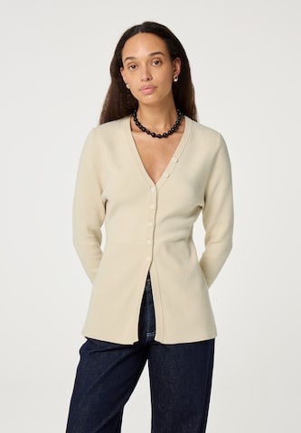 Fabienne Chapot Knit cardigan in Beige: front
