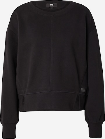 G-Star RAW Sweatshirt in Zwart: voorkant