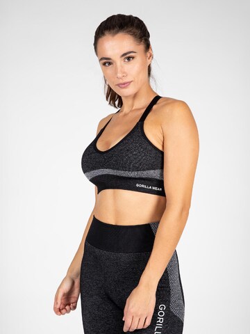 Bustier Soutien-gorge de sport 'Selah' Gorilla Wear en noir
