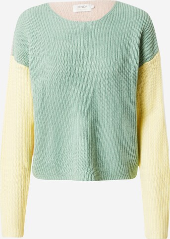 ONLY - Jersey 'NICCI' en verde: frente