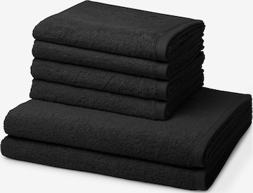ROSS Towel 'Vita' in Black: front