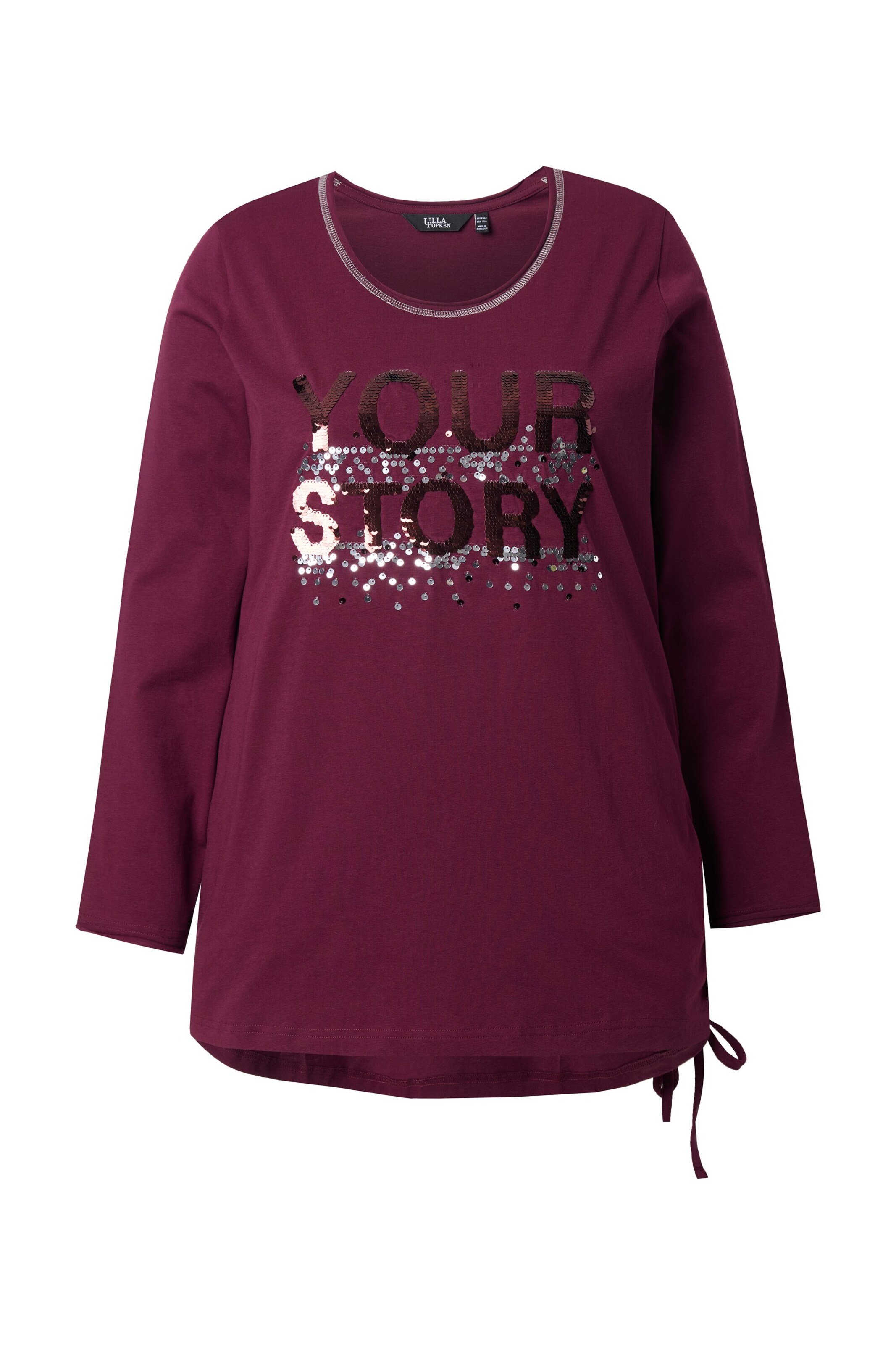 Ulla Popken Shirt in Rood: voorkant