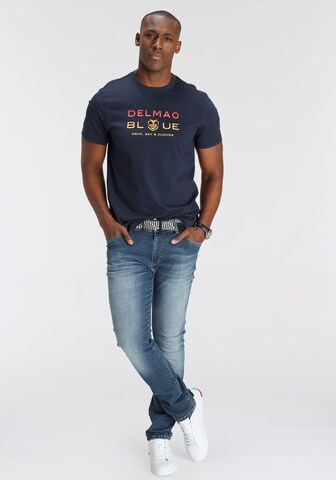 DELMAO Shirt in Blau