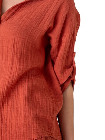 Chemisier 'LINARA' WENOR en rouge