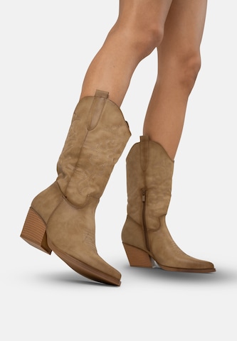 Salinyang Comwboystøvler i brun