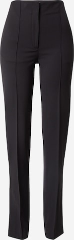 Vanessa Brunoregular Hlače na crtu 'FAUST' - crna boja: prednji dio