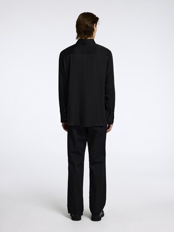 Coupe regular Chemise SELECTED en noir