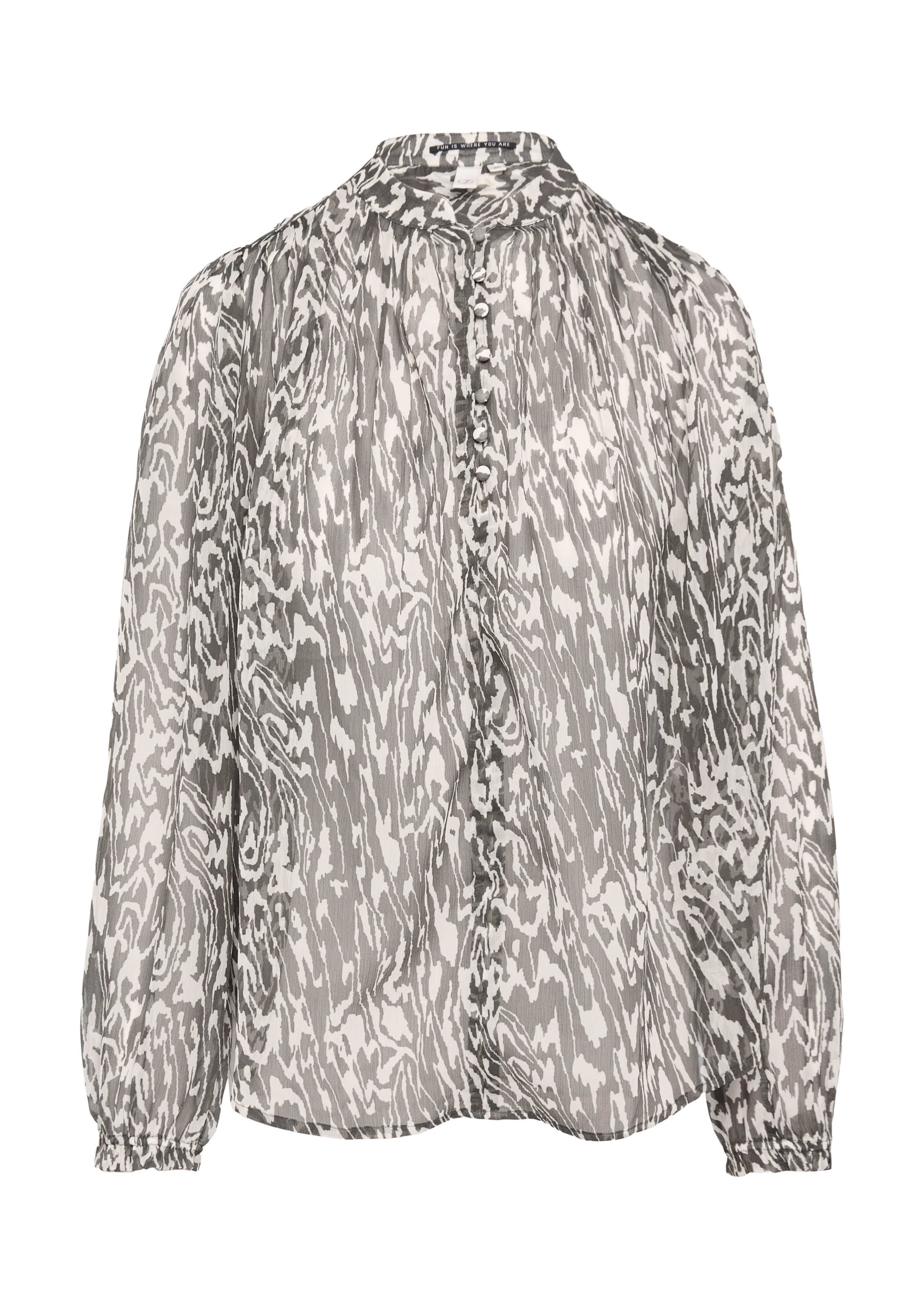 QS Bluse in Beige: Vorderseite