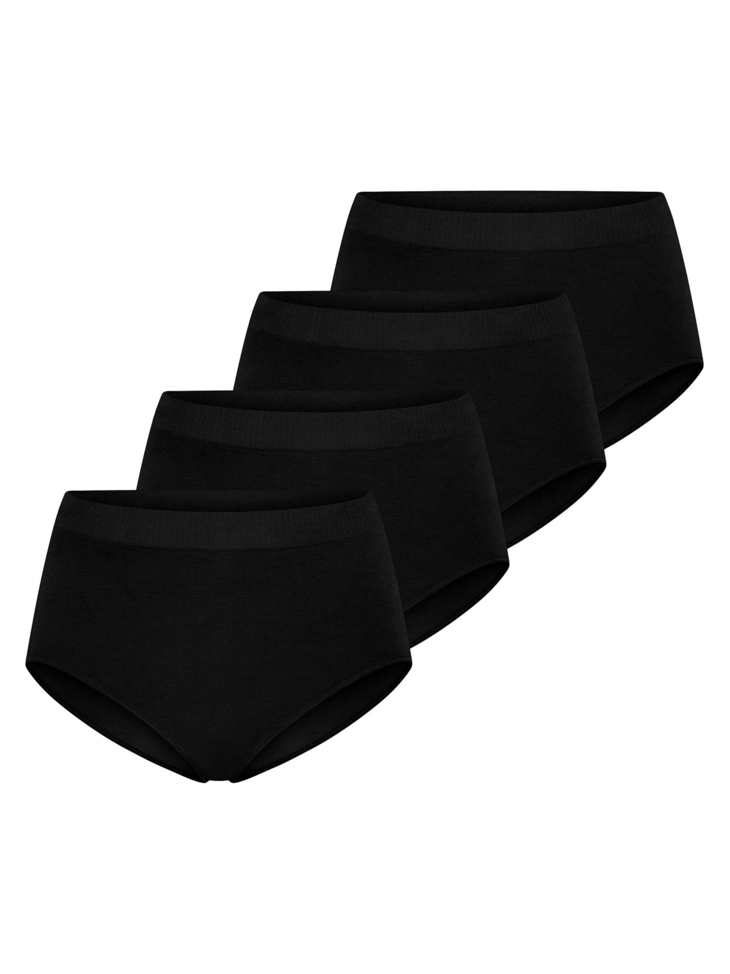 SCHIESSER Slip 'Classic Seamless' in Zwart: voorkant