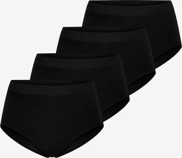 SCHIESSER Slip 'Classic Seamless' in Zwart: voorkant