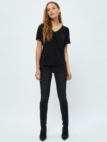 DESIRES Blouse 'Bob Flounce' in Zwart