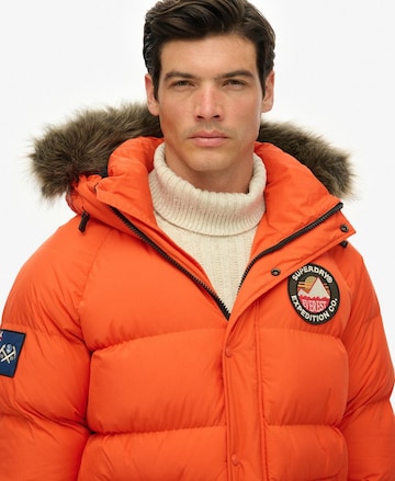 Manteau d’hiver 'Everest' Superdry en orange