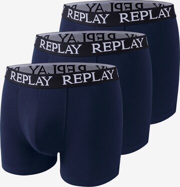 Boxer di REPLAY in blu: frontale