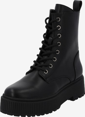 Bottines à lacets Palado en noir : devant