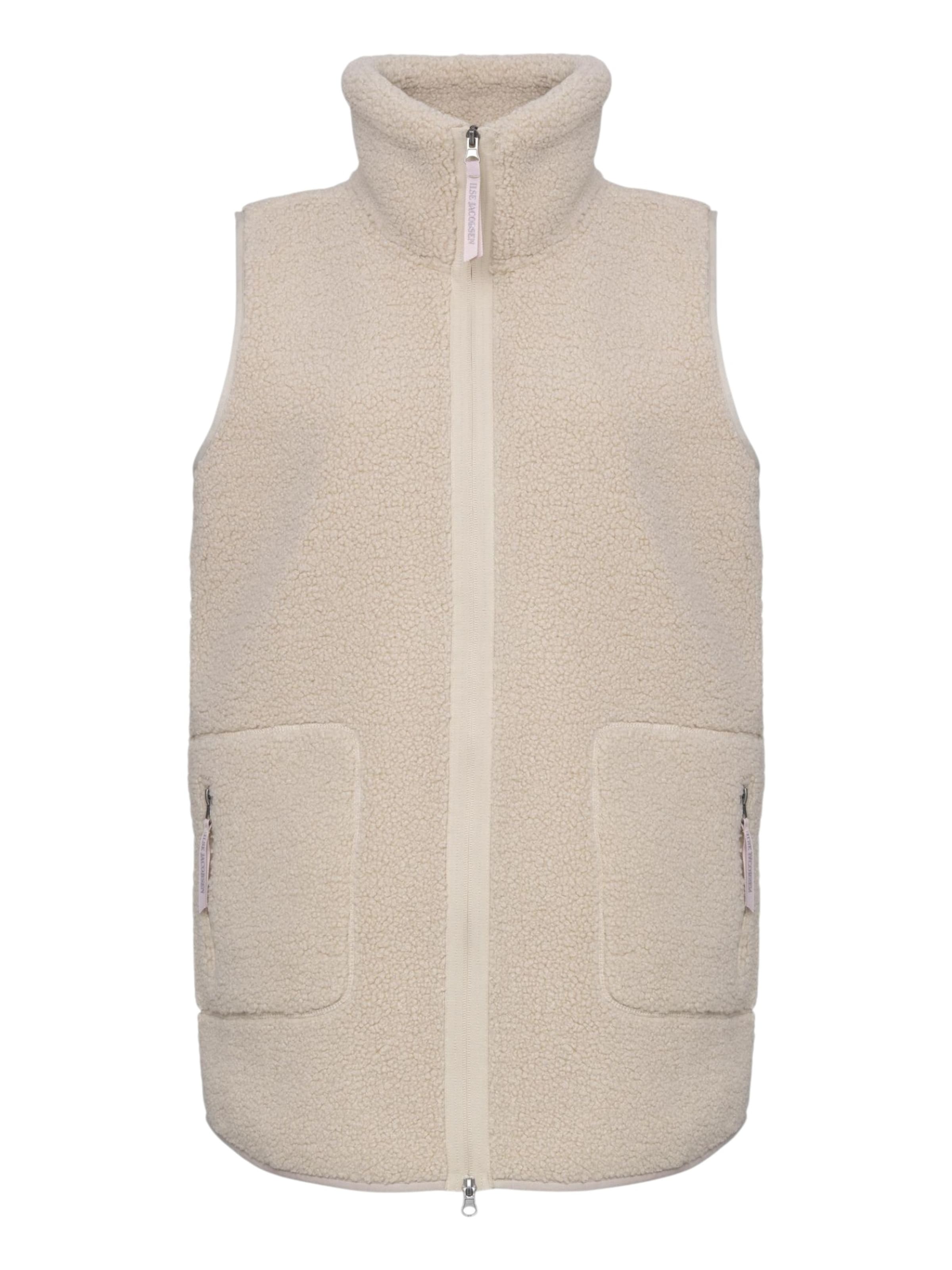 Gilet ILSE JACOBSEN en blanc : devant