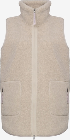Gilet ILSE JACOBSEN en blanc : devant