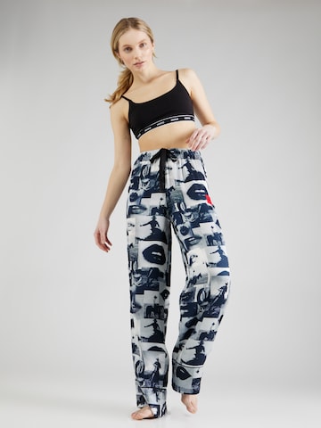 Pantaloni de pijama 'LIPSY' de la HUGO pe alb