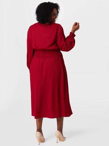 Dorothy Perkins Curve - Vestido 'Berry' en rojo