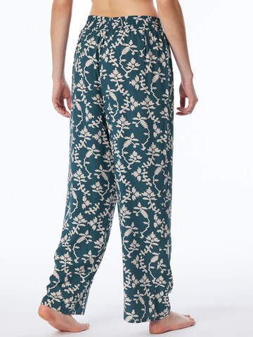 SCHIESSER Pajama Pants ' Mix + Relax ' in Blue