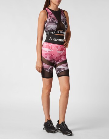 Plein Sport - Skinny Leggings en rosa