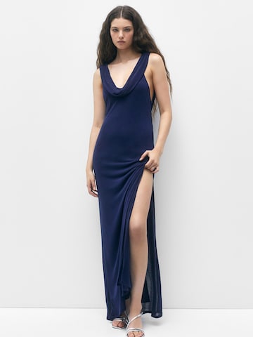 Pull&Bear Kleid in Blau: predná strana