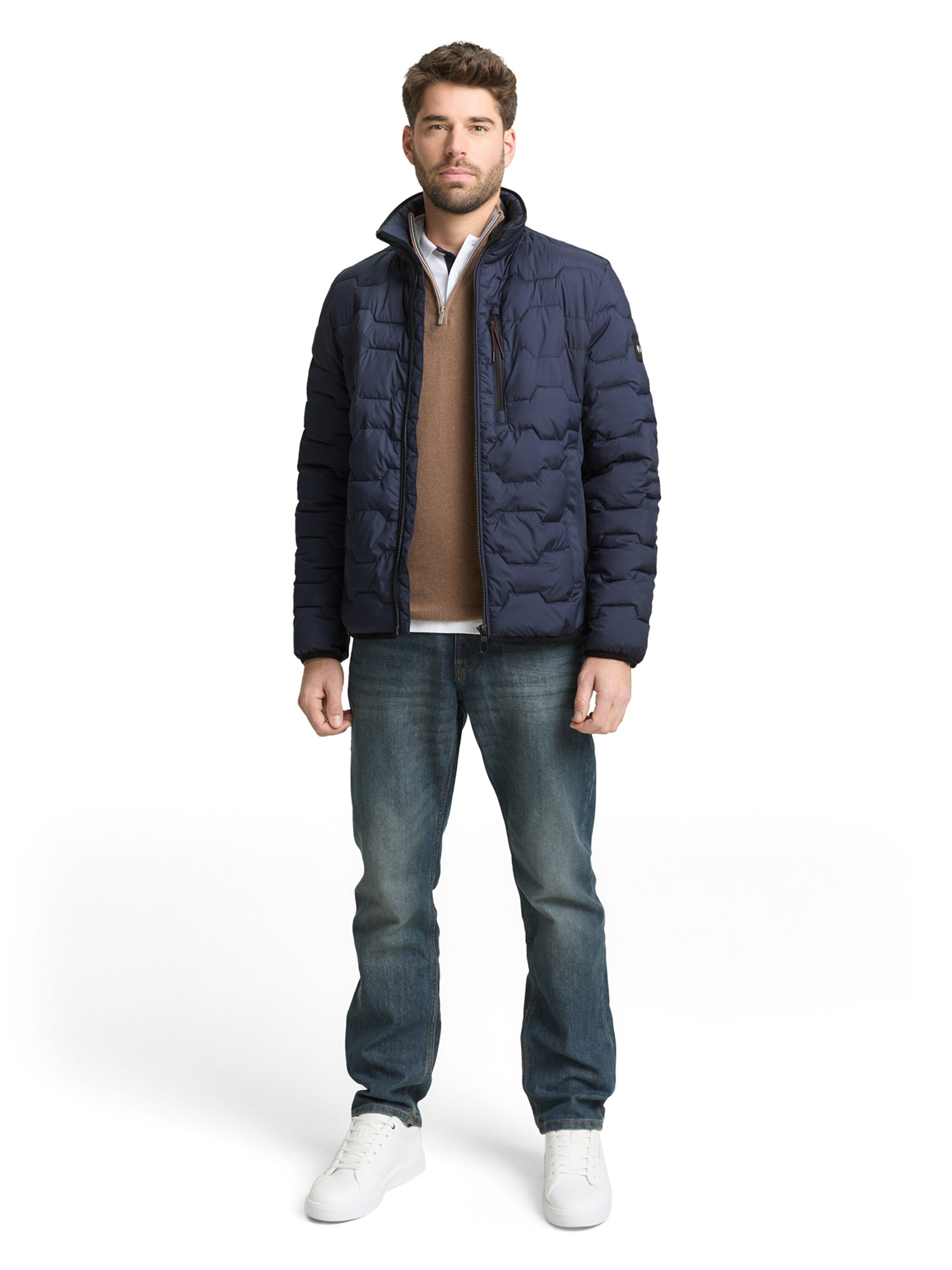 TOM TAILOR Between-Season Jacket in Blue