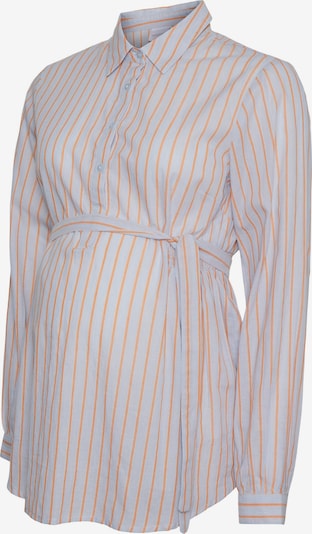 MAMALICIOUS Bluse 'Cabana Lia' i pastelblå / orange, Produktvisning