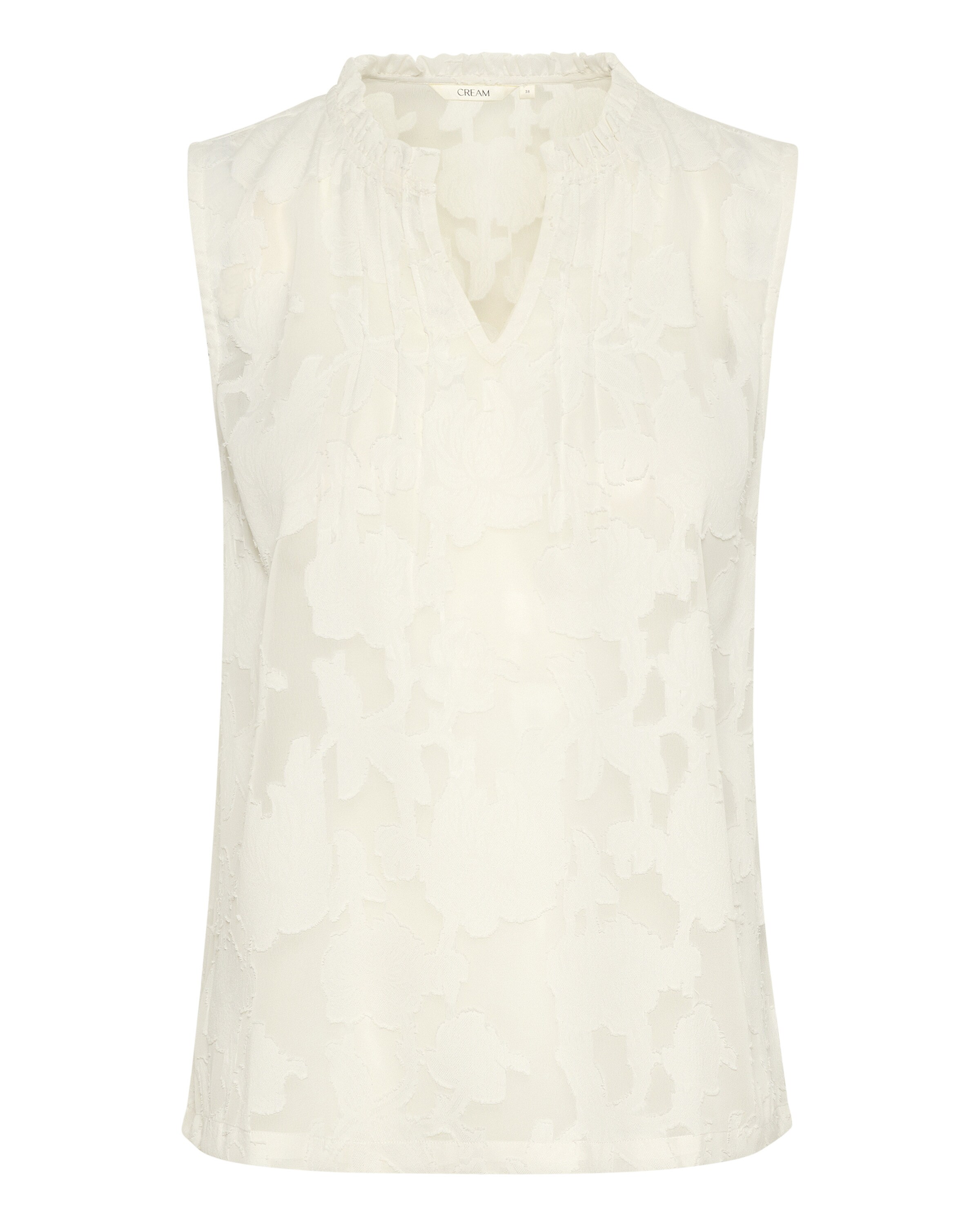 balts Cream Blūze 'Yana': no priekšpuses