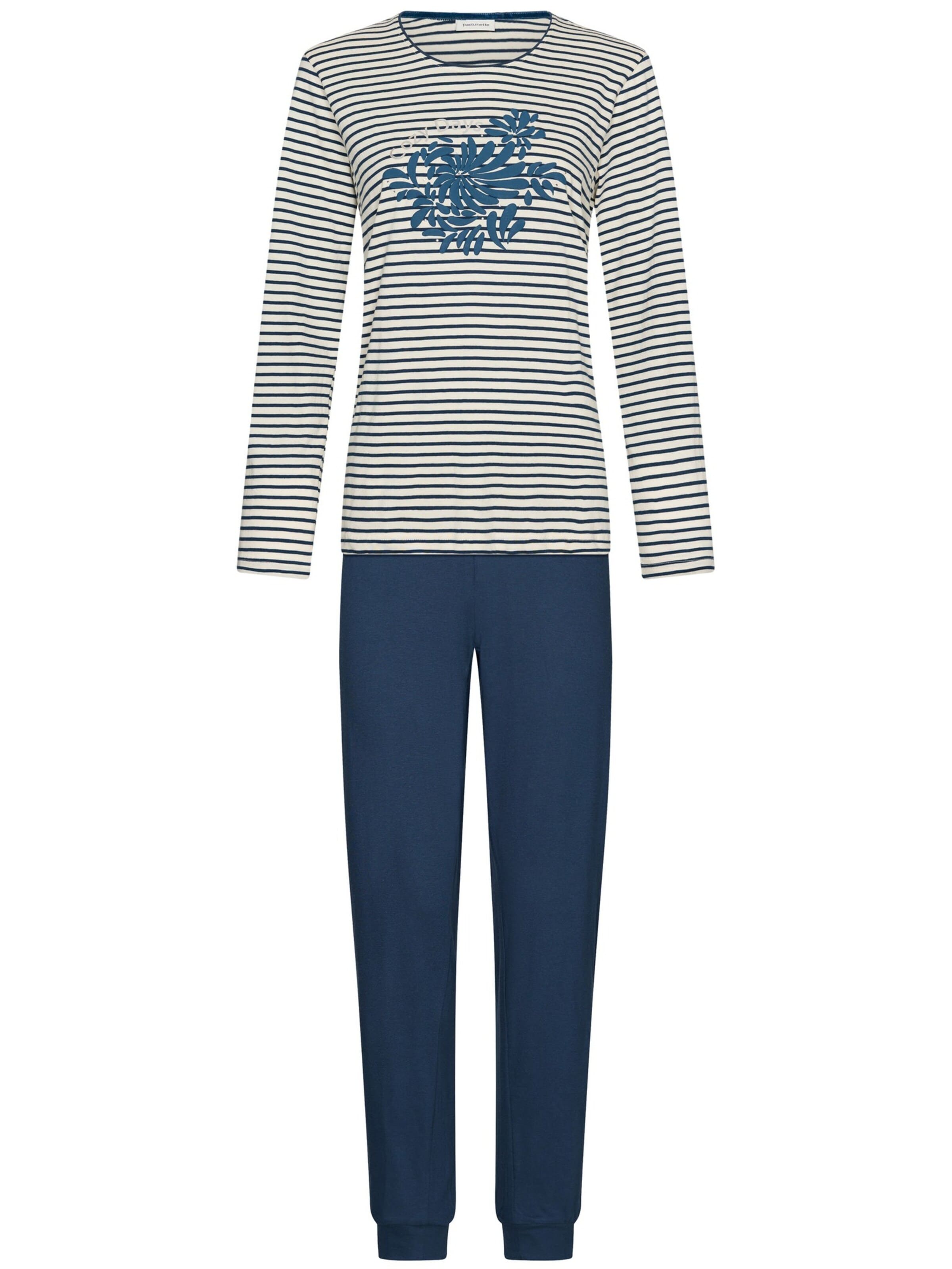 Pastunette Pyjama‌‌ in Blau: Vorderseite