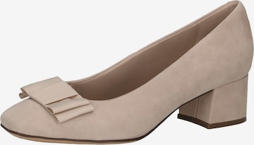 CAPRICE Pumps in Beige: Vorderseite