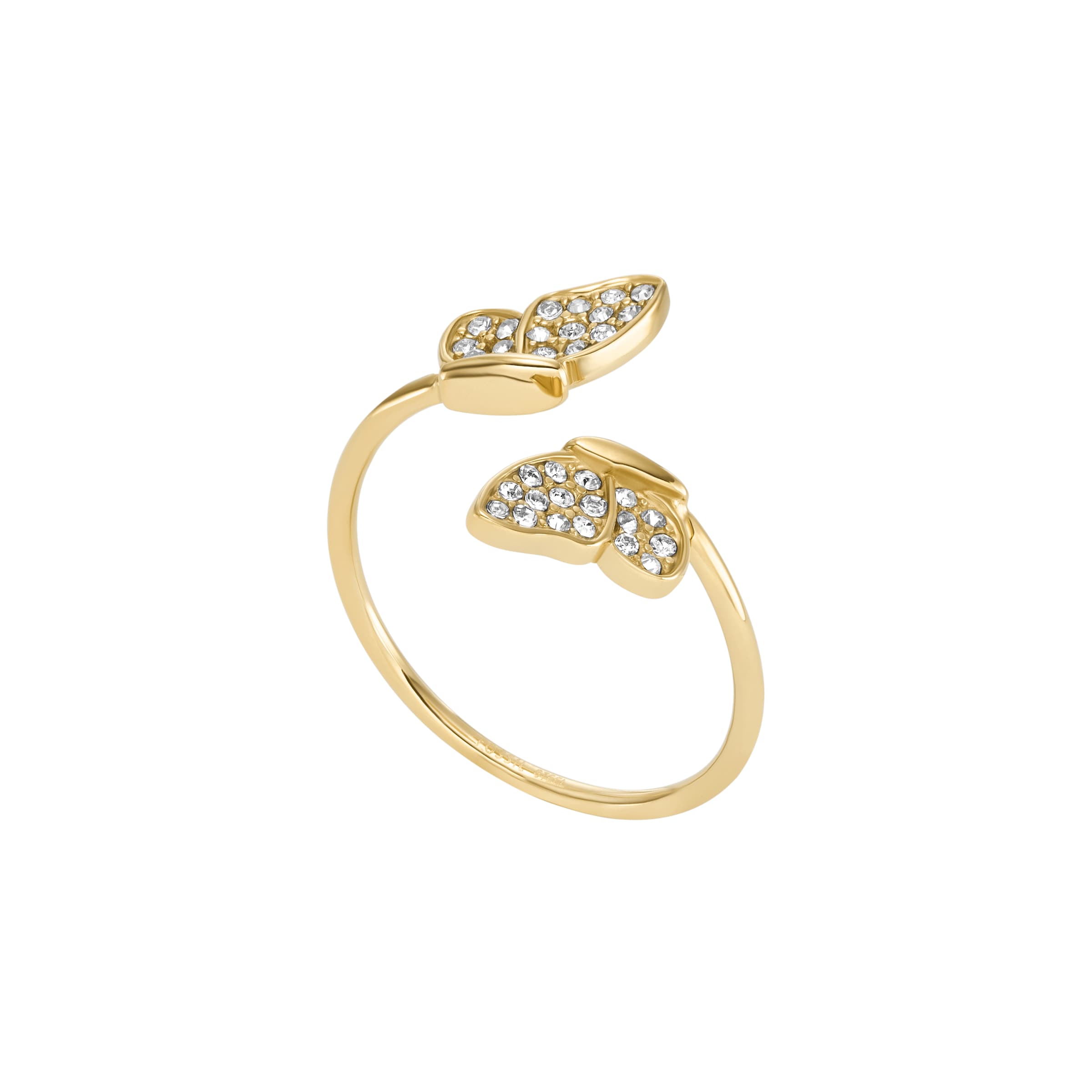 FOSSIL Ring in Gold: front